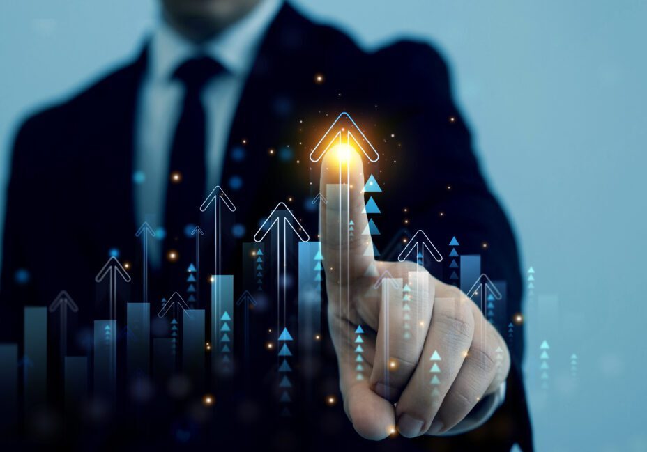 Business development chart and goal strategy. Market analysis and investment financial growth chart. Financial Business Plan, Earnings, Sales and Strategy